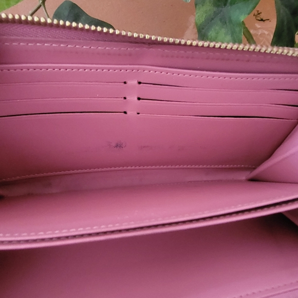 Louis Vuitton Monogram Verni Rose Blush Zip Around Long Wallet - Picture 14 of 15